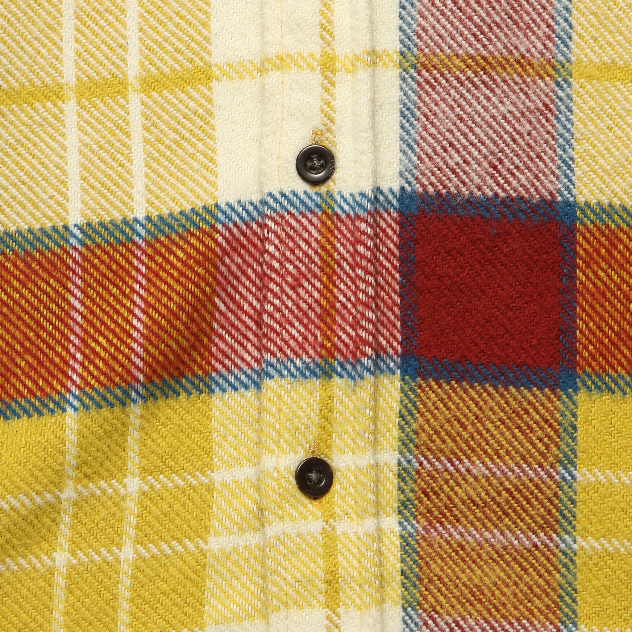 Happy Check Shirt - Yellow/Red - Portuguese Flannel - STAG Provisions - Tops - L/S Woven - Plaid