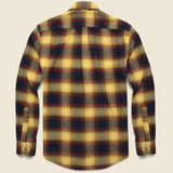 Hill Shirt - Navy/Red/Orange - Portuguese Flannel - STAG Provisions - Tops - L/S Woven - Plaid