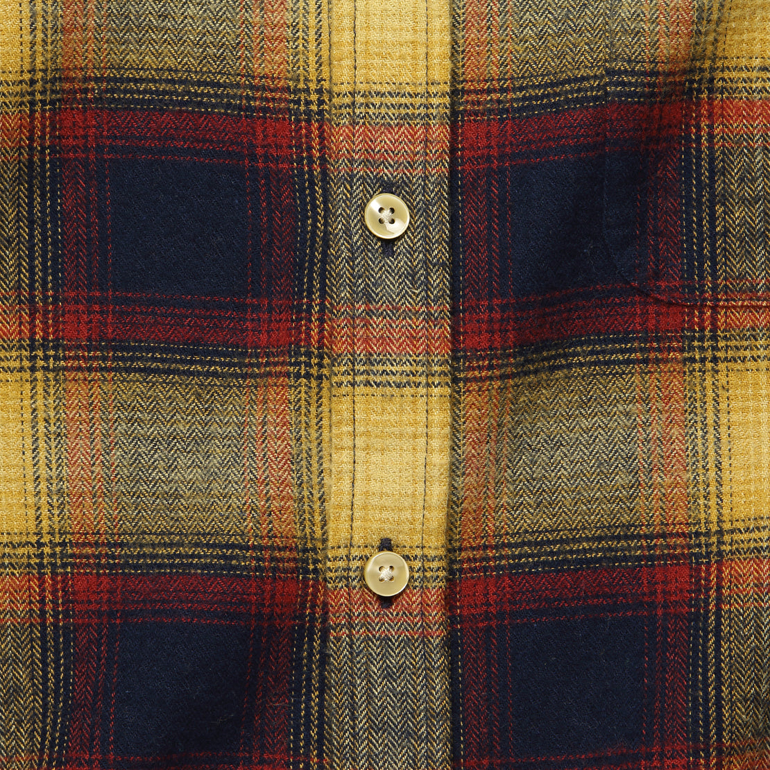 Hill Shirt - Navy/Red/Orange - Portuguese Flannel - STAG Provisions - Tops - L/S Woven - Plaid
