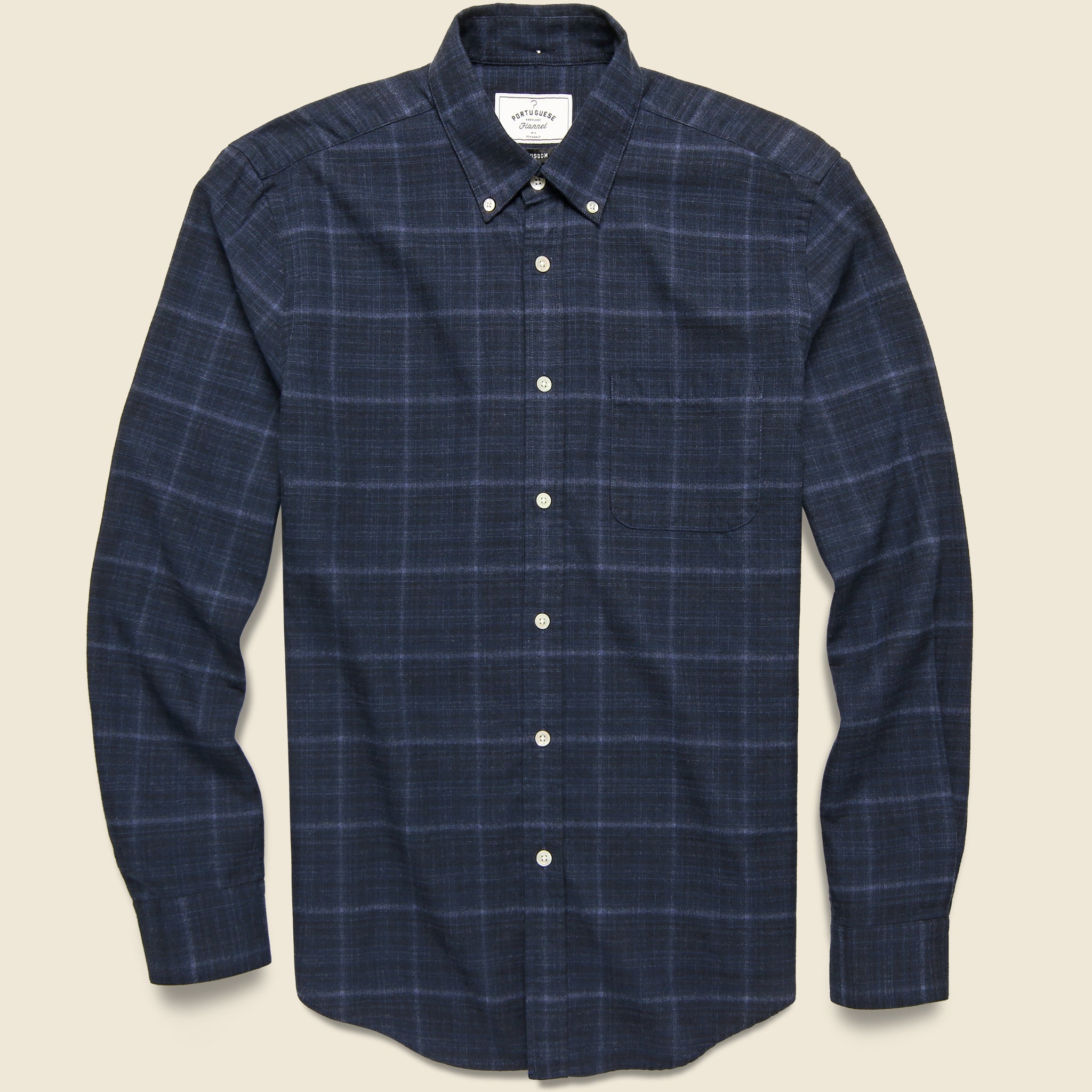 Inside Heater Shirt - Blue/Black - Portuguese Flannel - STAG Provisions - Tops - L/S Woven - Plaid