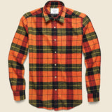 Nebraska Shirt - Grapefruit - Portuguese Flannel - STAG Provisions - Tops - L/S Woven - Plaid