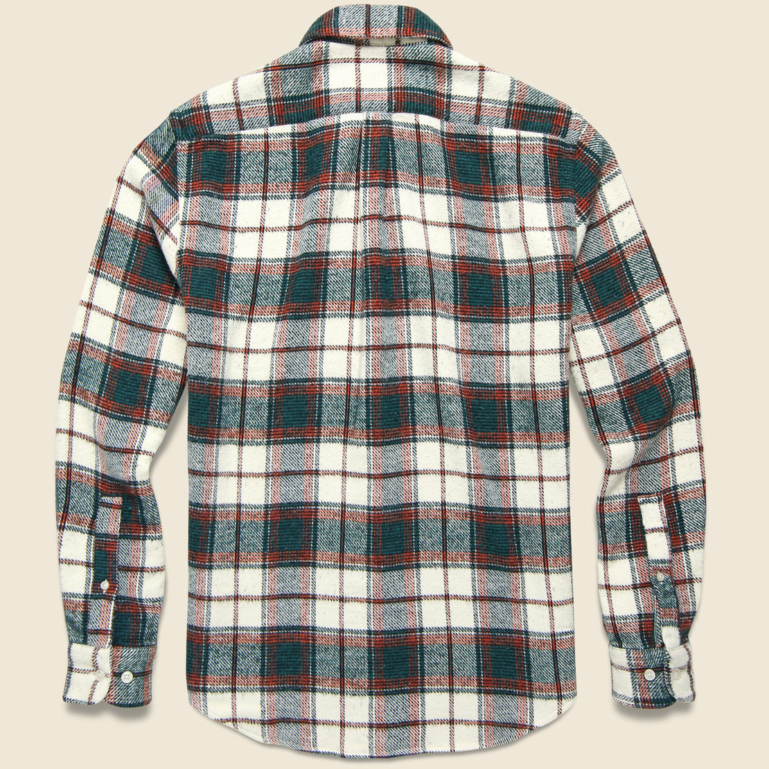 Saint Patrick Check Shirt - Green/Red/Cream - Portuguese Flannel - STAG Provisions - Tops - L/S Woven - Plaid