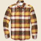 Terracotta Check Shirt - Yellow/Brown/Red - Portuguese Flannel - STAG Provisions - Tops - L/S Woven - Plaid