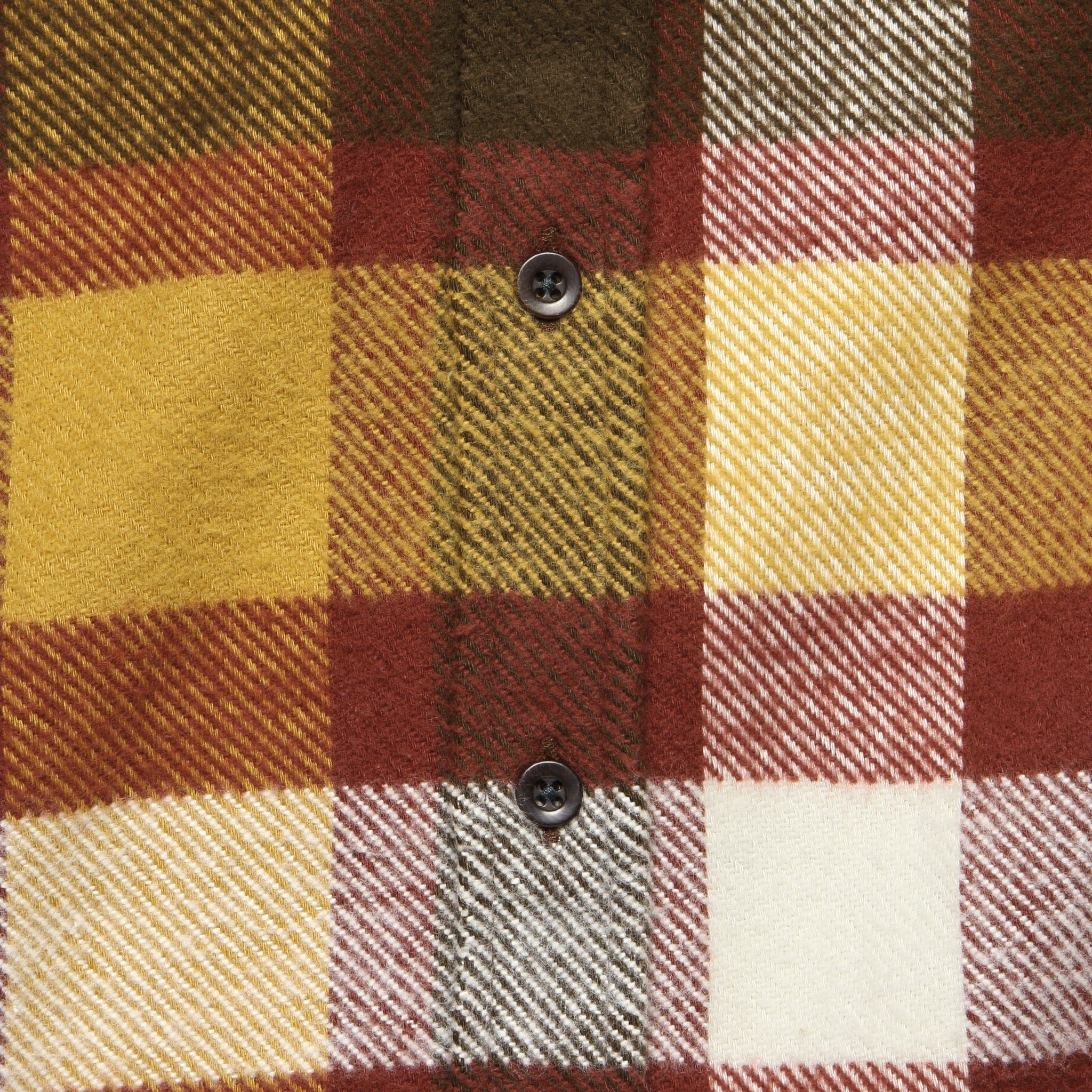 Terracotta Check Shirt - Yellow/Brown/Red - Portuguese Flannel - STAG Provisions - Tops - L/S Woven - Plaid