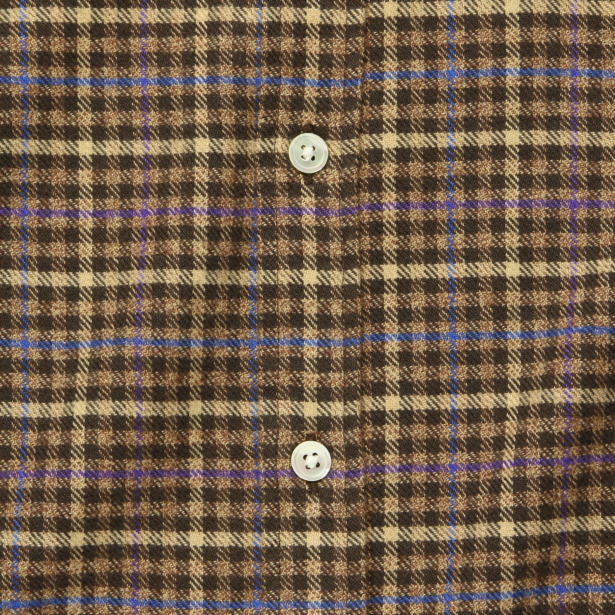 
                          Twill Shirt - Brown/Blue/Purple - Portuguese Flannel - STAG Provisions - Tops - L/S Woven - Plaid
                        