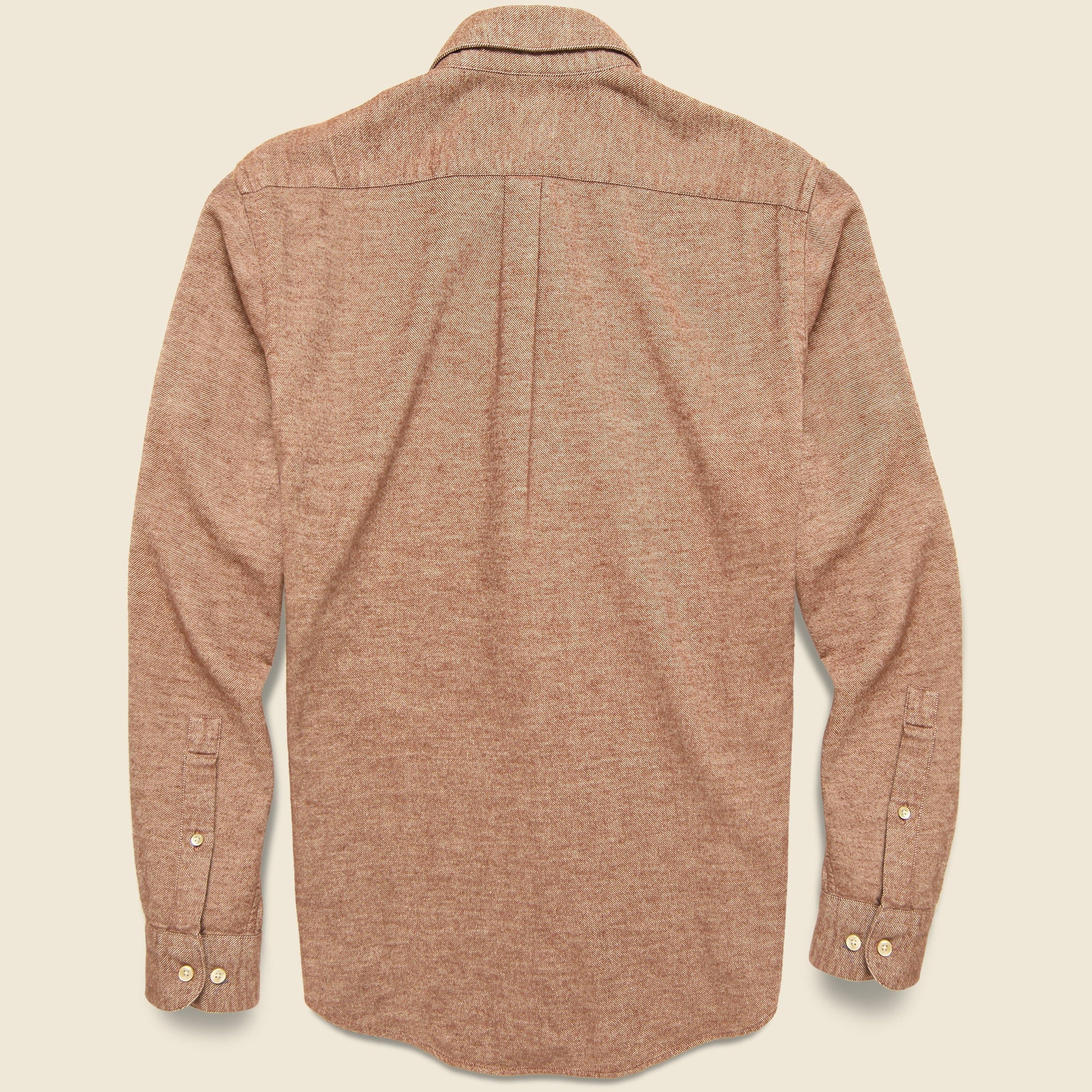 Teca Solid Flannel - Cinnamon - Portuguese Flannel - STAG Provisions - Tops - L/S Woven - Solid