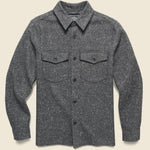 Wool Donegal Overshirt - Grey - Portuguese Flannel - STAG Provisions - Tops - L/S Woven - Overshirt