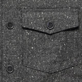 Wool Donegal Overshirt - Grey - Portuguese Flannel - STAG Provisions - Tops - L/S Woven - Overshirt