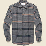 Abstract Pow Shirt - Black - Portuguese Flannel - STAG Provisions - Tops - L/S Woven - Plaid