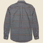 Abstract Pow Shirt - Black - Portuguese Flannel - STAG Provisions - Tops - L/S Woven - Plaid