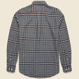 Abstract Pow Shirt - Black - Portuguese Flannel - STAG Provisions - Tops - L/S Woven - Plaid
