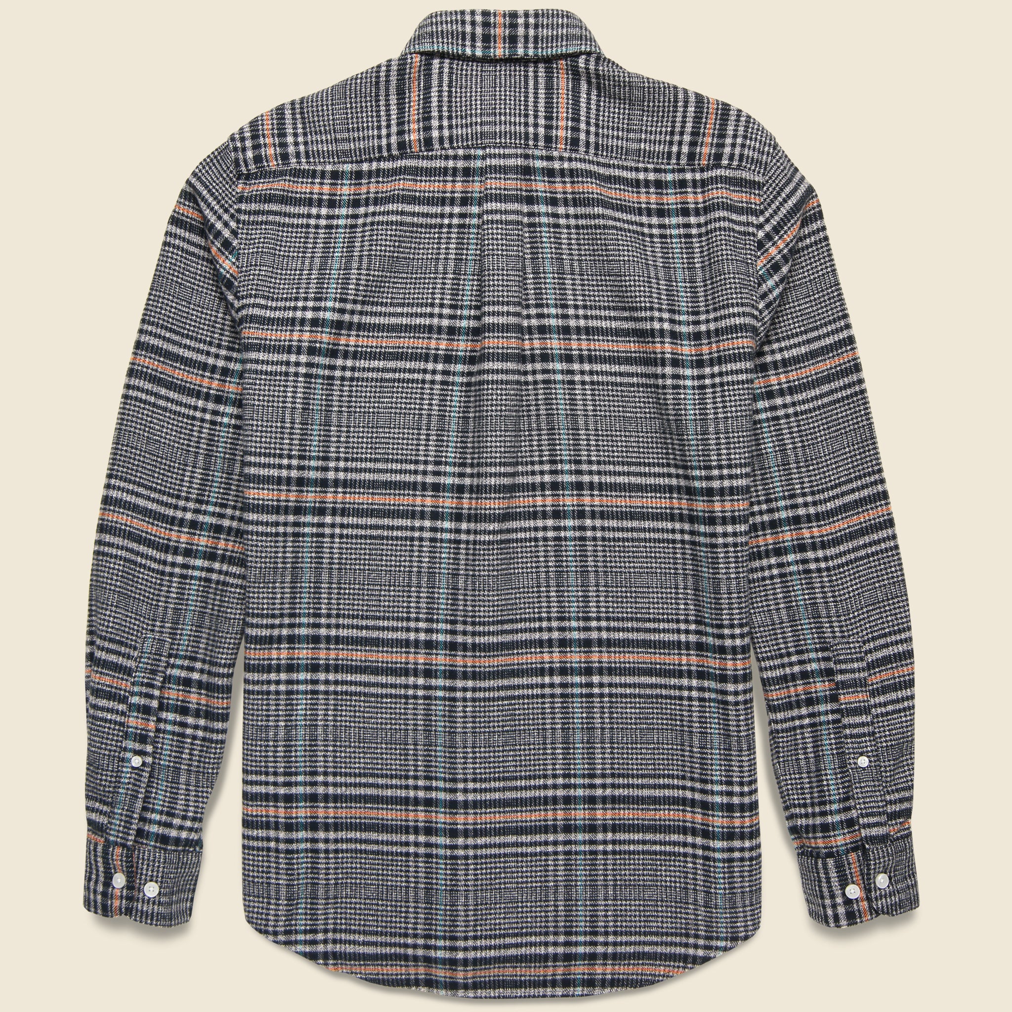 Abstract Pow Shirt - Black - Portuguese Flannel - STAG Provisions - Tops - L/S Woven - Plaid