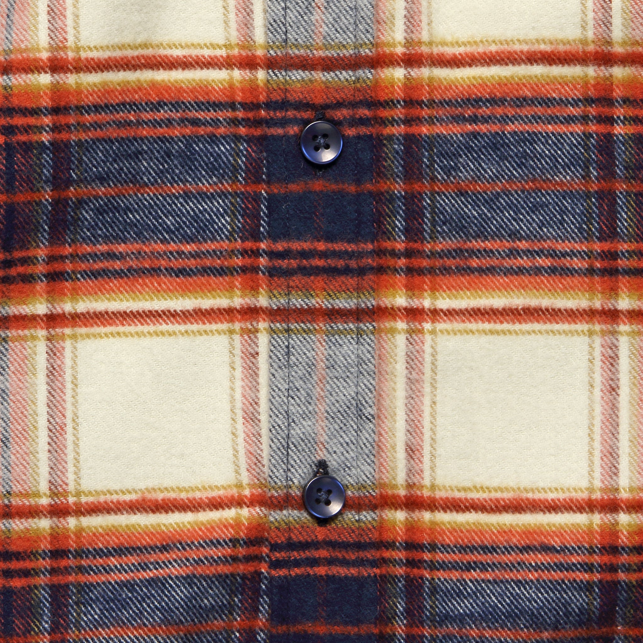 Anonimo Shirt - Cream/Navy - Portuguese Flannel - STAG Provisions - Tops - L/S Woven - Plaid