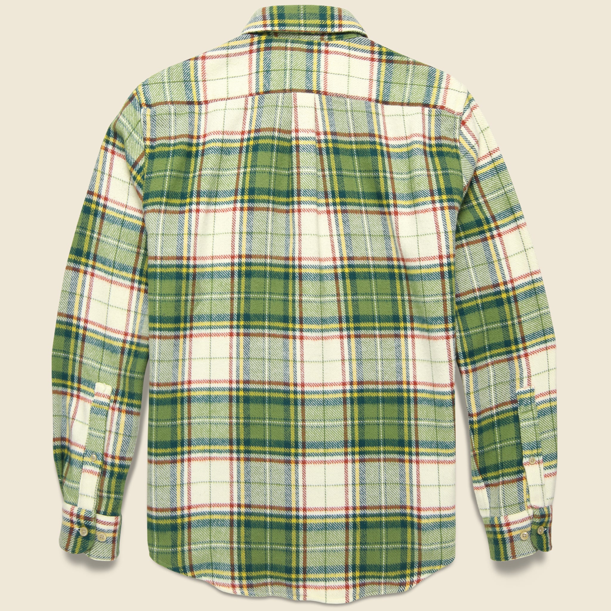 
                          Portland Check Shirt - Cream/Green - Portuguese Flannel - STAG Provisions - Tops - L/S Woven - Plaid
                        