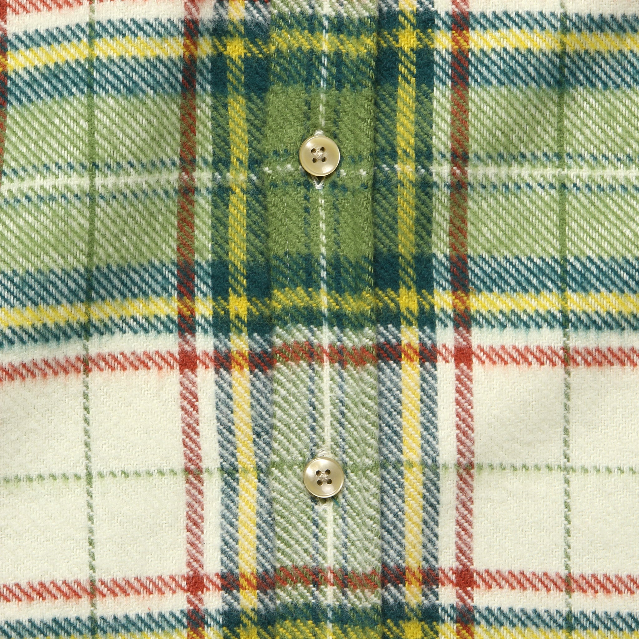 
                          Portland Check Shirt - Cream/Green - Portuguese Flannel - STAG Provisions - Tops - L/S Woven - Plaid
                        