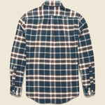 Smooth Check Shirt - Blue/Brown - Portuguese Flannel - STAG Provisions - Tops - L/S Woven - Plaid