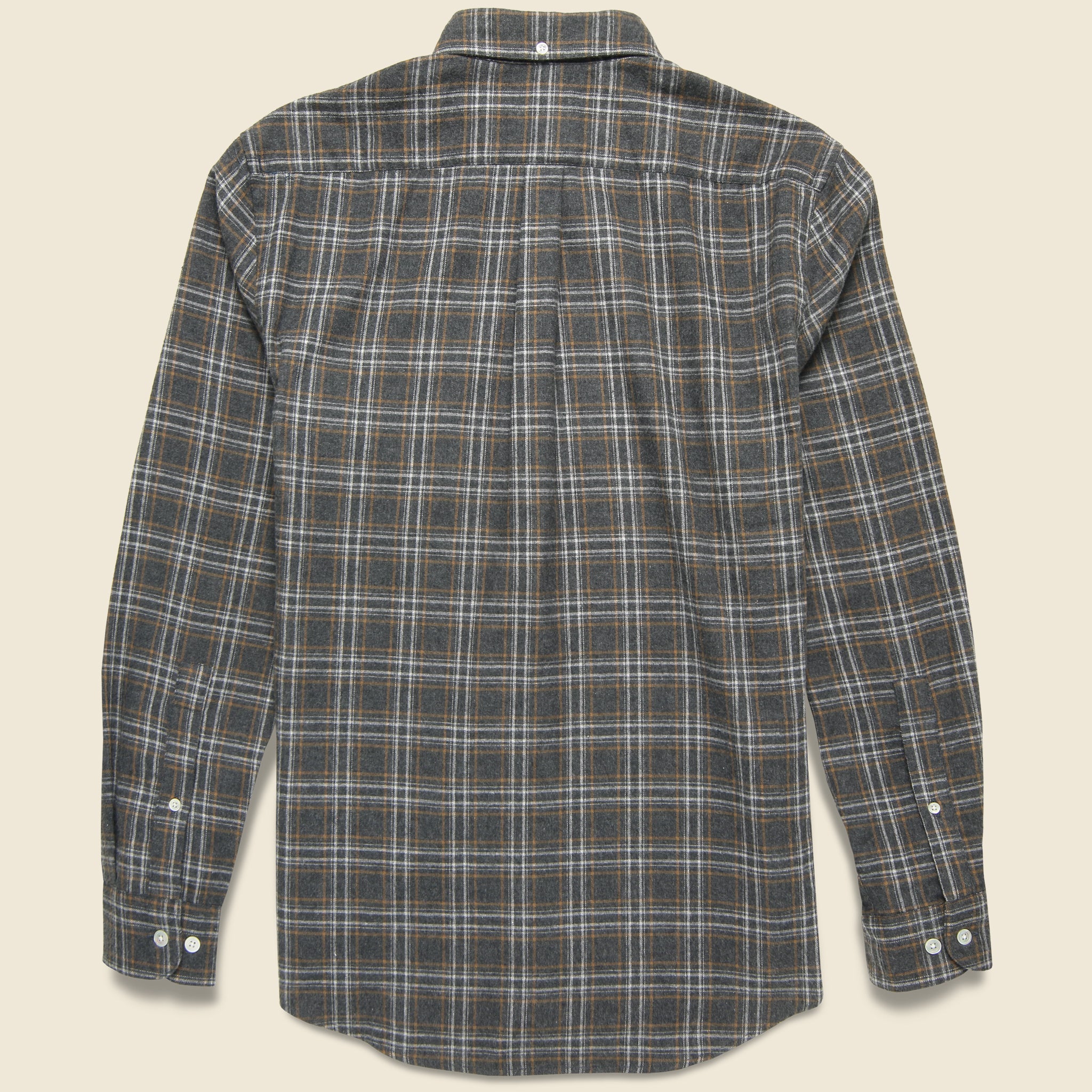 
                          Mill Shirt - Grey/Brown - Portuguese Flannel - STAG Provisions - Tops - L/S Woven - Plaid
                        