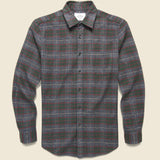 Land Shirt - Green/Grey - Portuguese Flannel - STAG Provisions - Tops - L/S Woven - Plaid