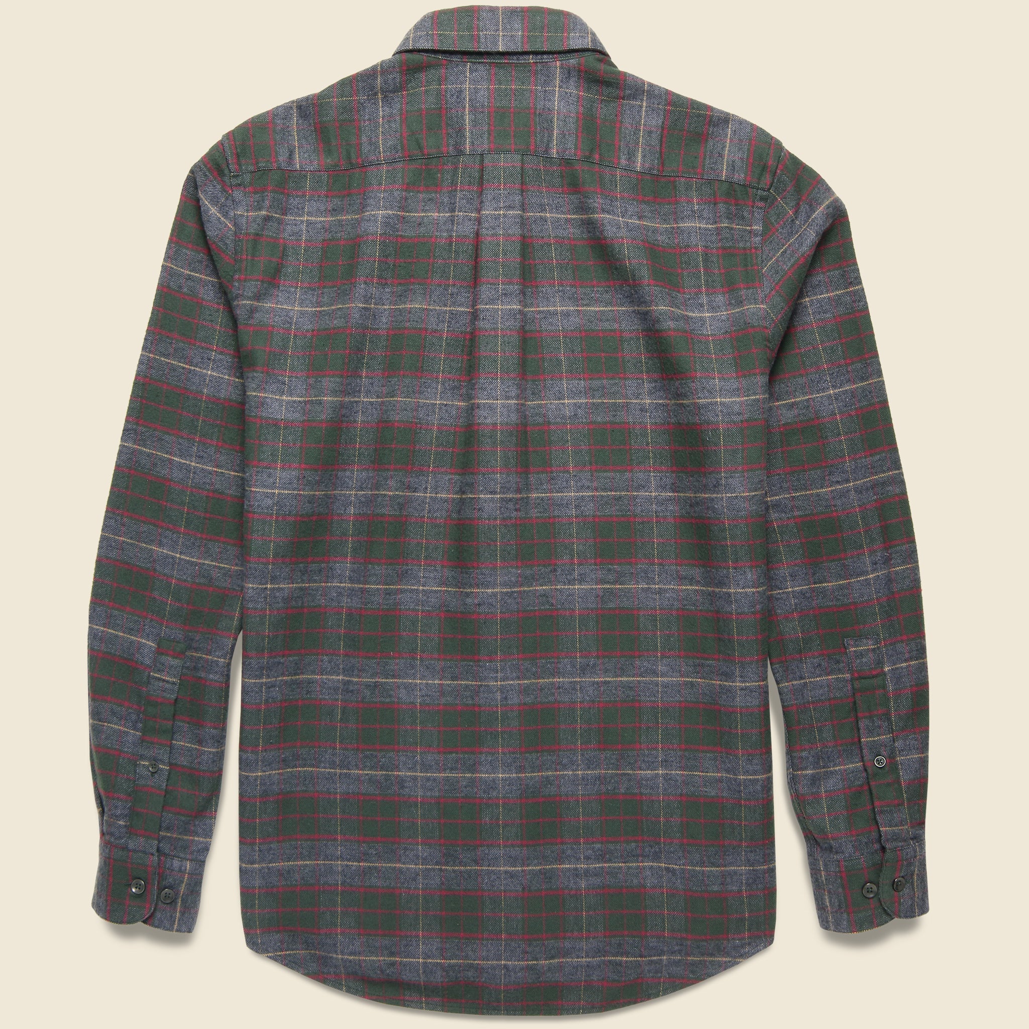 
                          Land Shirt - Green/Grey - Portuguese Flannel - STAG Provisions - Tops - L/S Woven - Plaid
                        