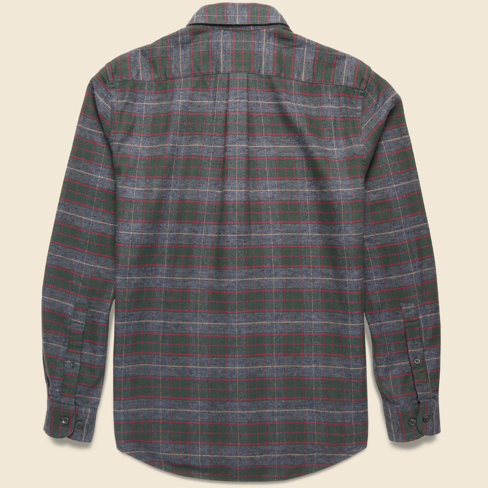 Land Shirt - Green/Grey - Portuguese Flannel - STAG Provisions - Tops - L/S Woven - Plaid