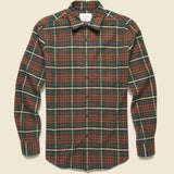 Smog Shirt - Brown/Green - Portuguese Flannel - STAG Provisions - Tops - L/S Woven - Plaid