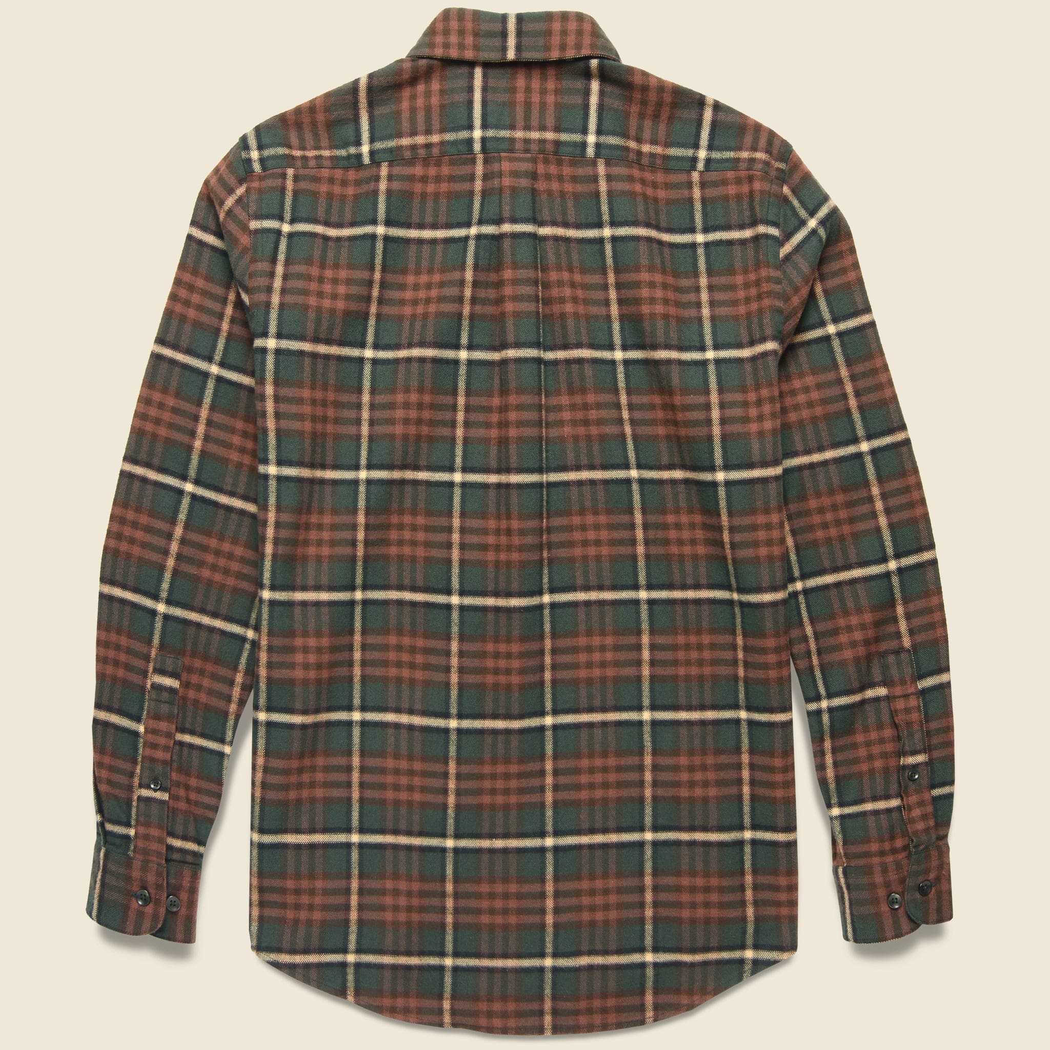 Smog Shirt - Brown/Green - Portuguese Flannel - STAG Provisions - Tops - L/S Woven - Plaid
