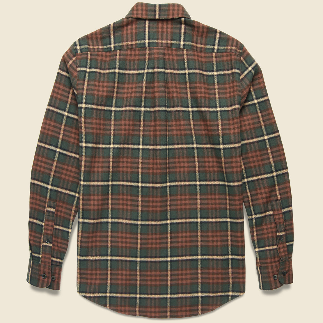 Smog Shirt - Brown/Green - Portuguese Flannel - STAG Provisions - Tops - L/S Woven - Plaid