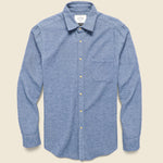 Teca Solid Flannel - Light Blue - Portuguese Flannel - STAG Provisions - Tops - L/S Woven - Solid