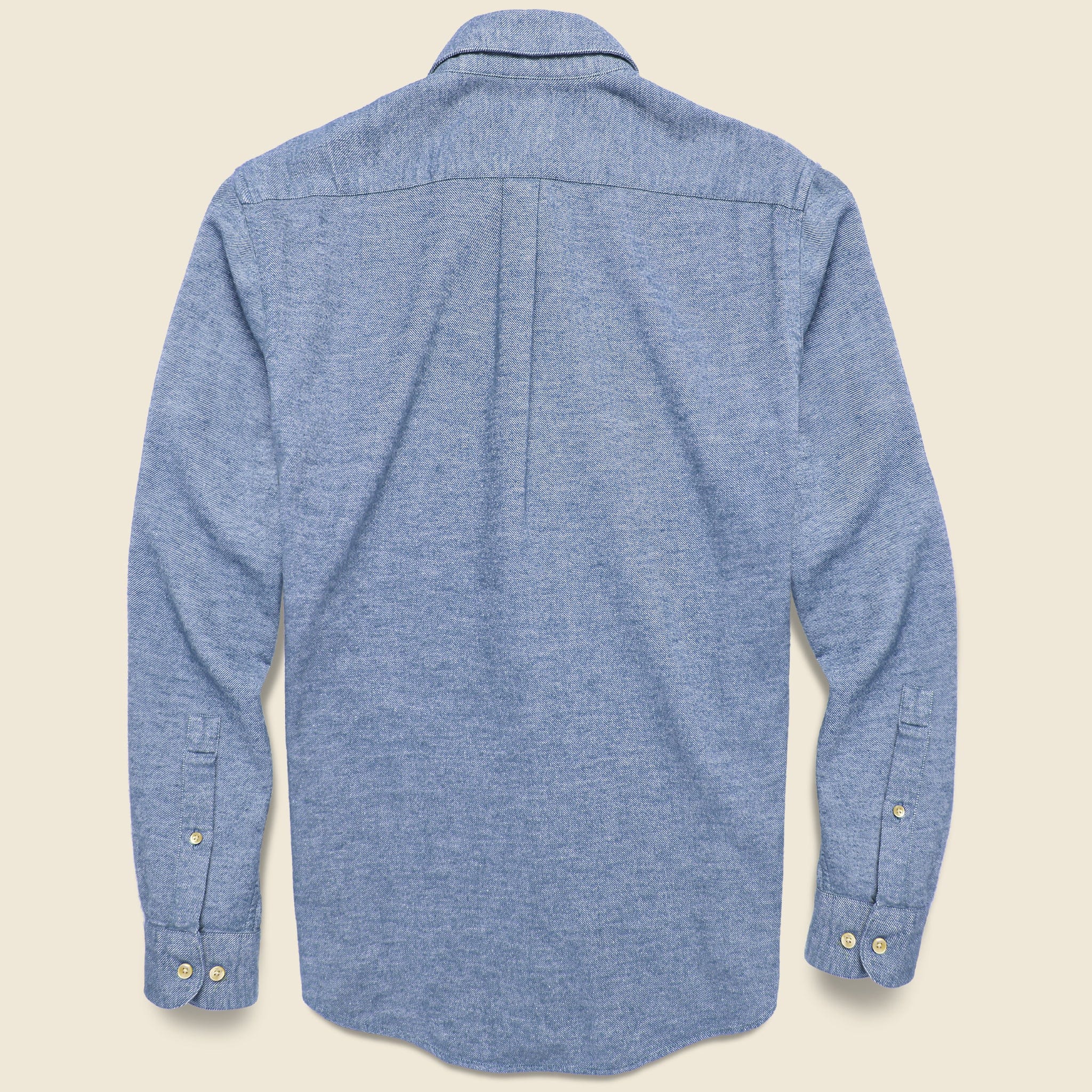 Teca Solid Flannel - Light Blue - Portuguese Flannel - STAG Provisions - Tops - L/S Woven - Solid