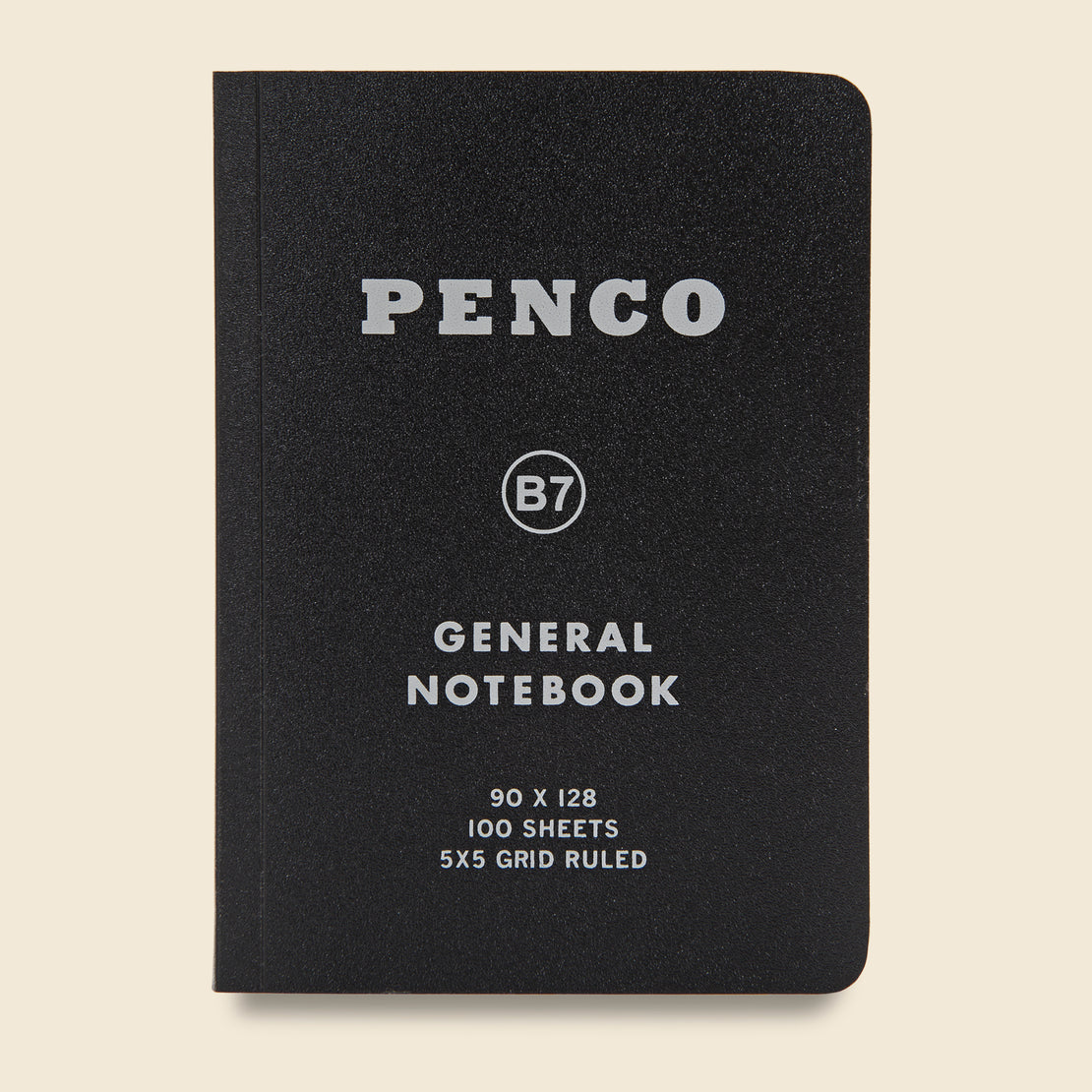 Paper Goods B7 Notebook - Black