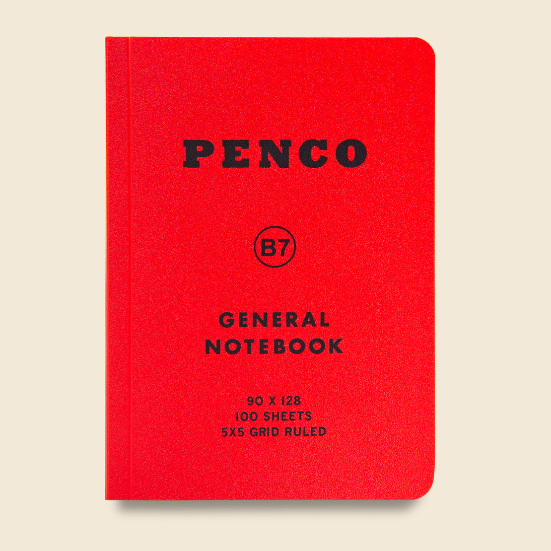 Paper Goods B7 Notebook - Red