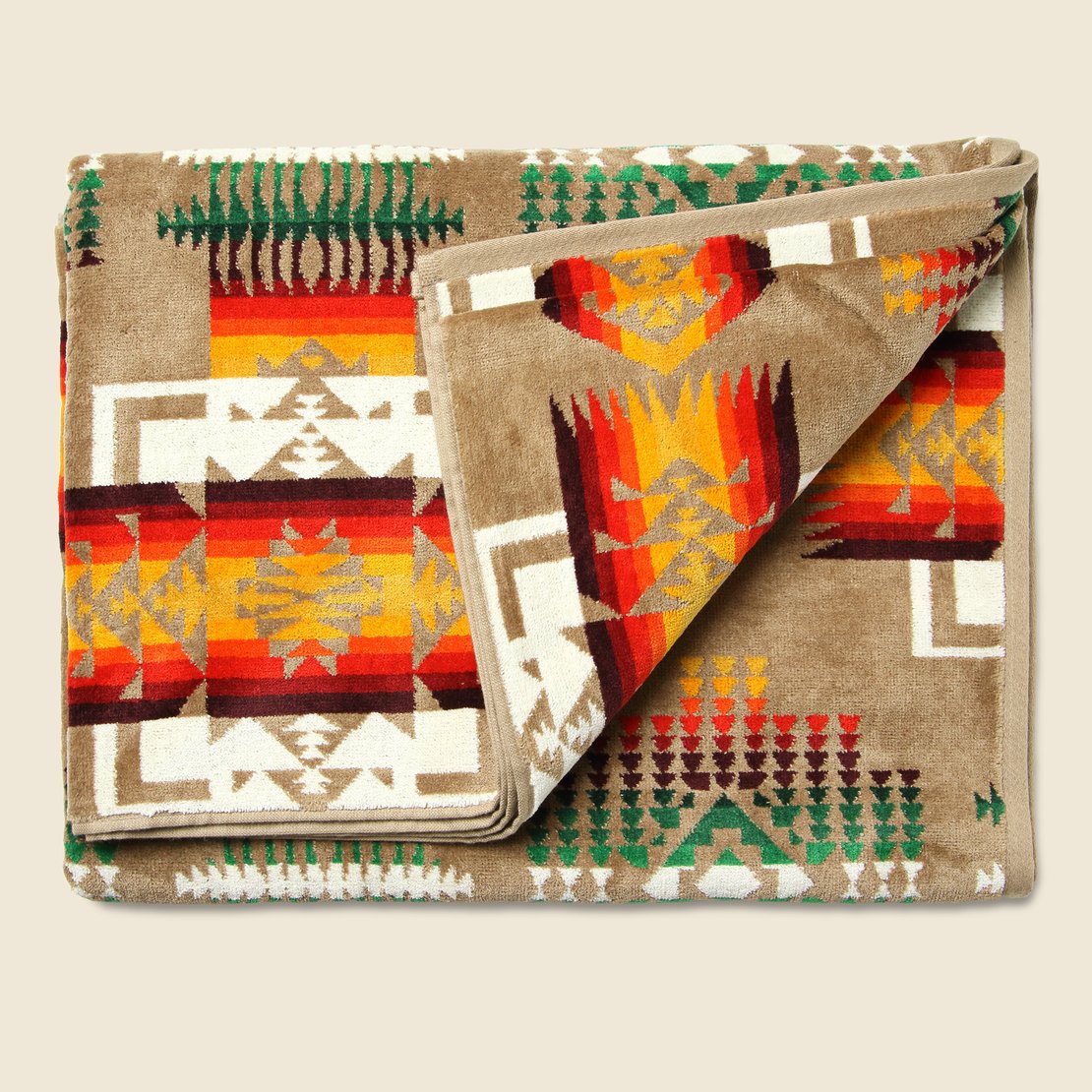 
                          Chief Joseph Towel - Khaki - Pendleton - STAG Provisions - Gift - Towel
                        