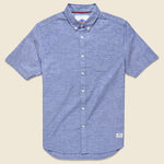 Hadley Shirt - Blue - Penfield - STAG Provisions - Tops - S/S Woven - Solid