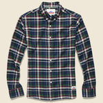 Barrhead Flannel - Navy - Penfield - STAG Provisions - Tops - L/S Woven - Plaid