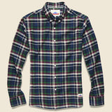 Barrhead Flannel - Navy - Penfield - STAG Provisions - Tops - L/S Woven - Plaid