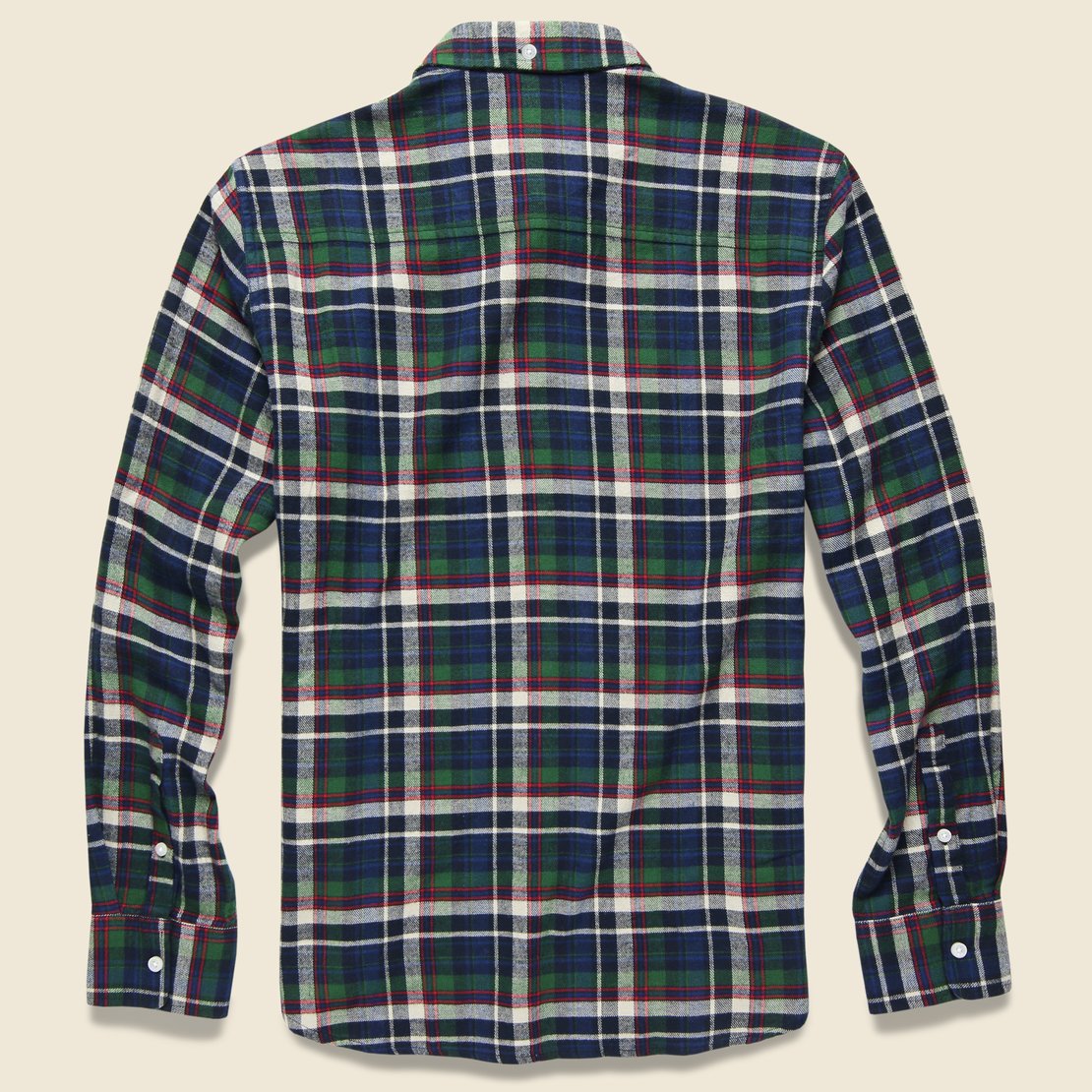 
                          Barrhead Flannel - Navy - Penfield - STAG Provisions - Tops - L/S Woven - Plaid
                        