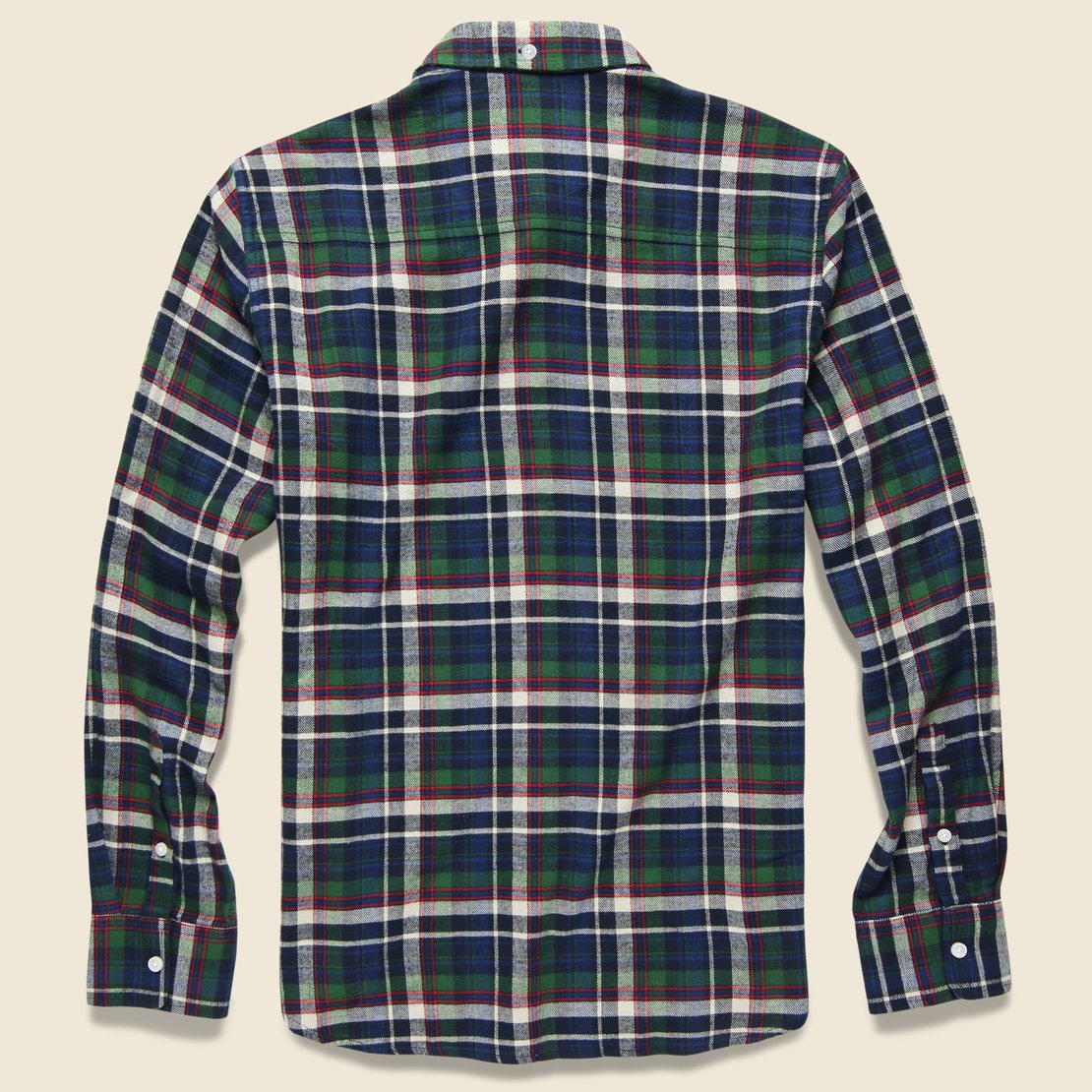 Barrhead Flannel - Navy - Penfield - STAG Provisions - Tops - L/S Woven - Plaid