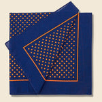 Bandana - Navy Small Gold Dot - Vintage - STAG Provisions - Accessories - Bandanas