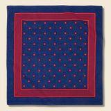 Bandana - Navy Large Red Dot - Vintage - STAG Provisions - Accessories - Bandanas