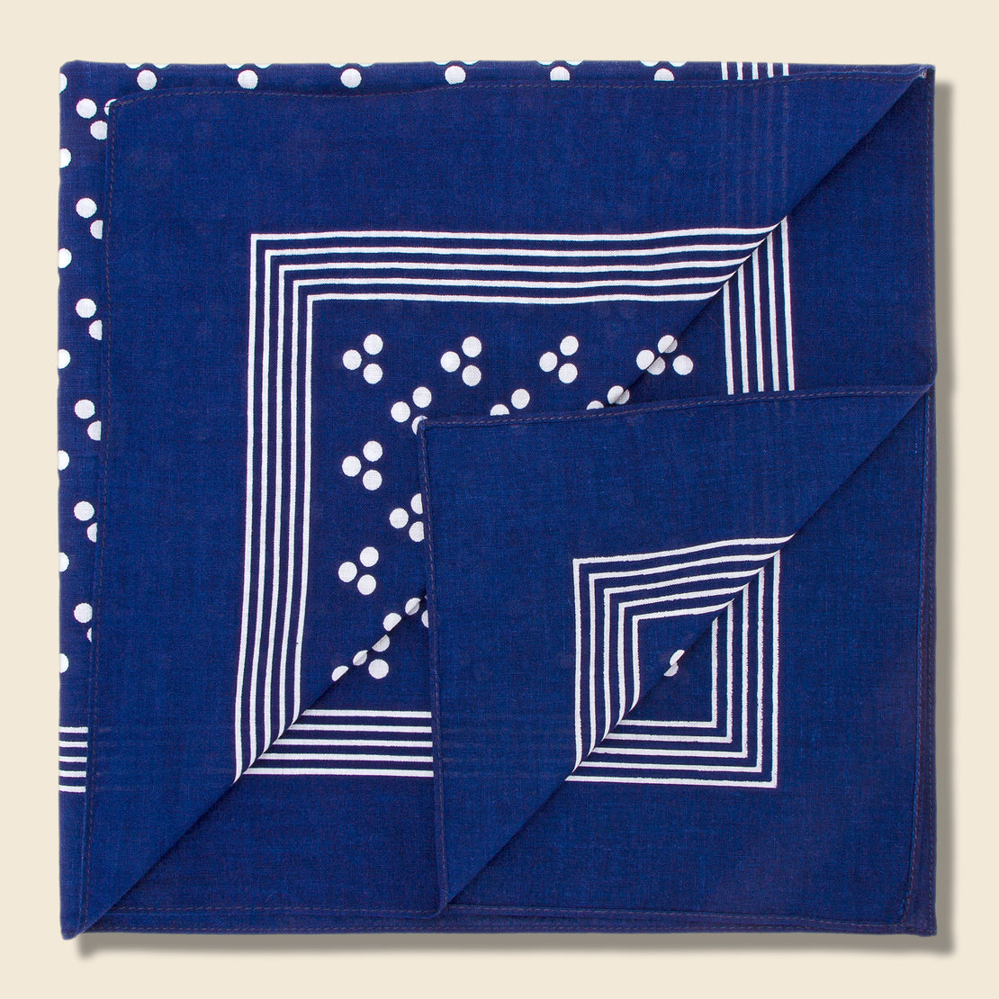 Bandana - Navy Three Dot