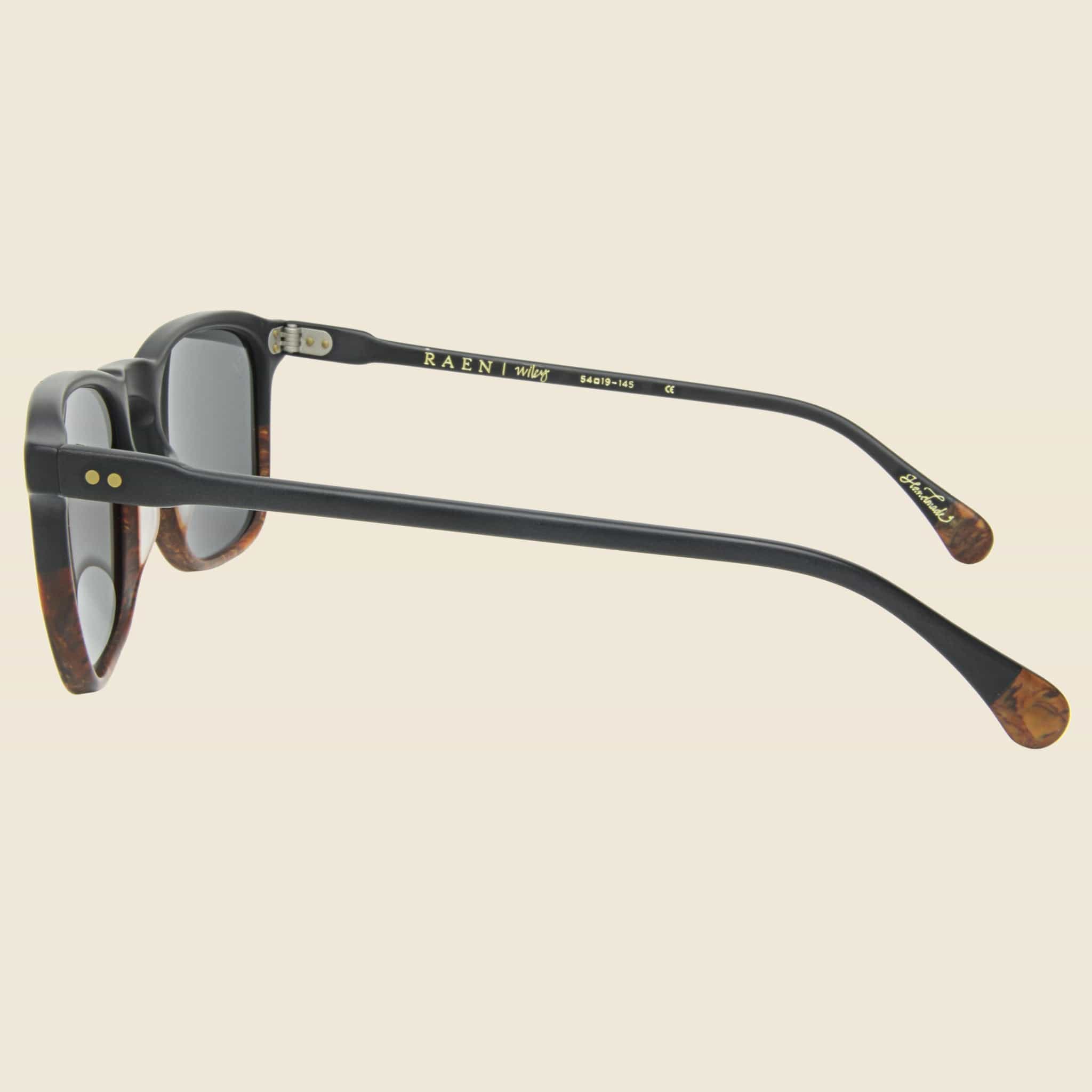 
                          Wiley 54mm - Burlwood/Smoke Polarized - Raen - STAG Provisions - Accessories - Eyewear
                        