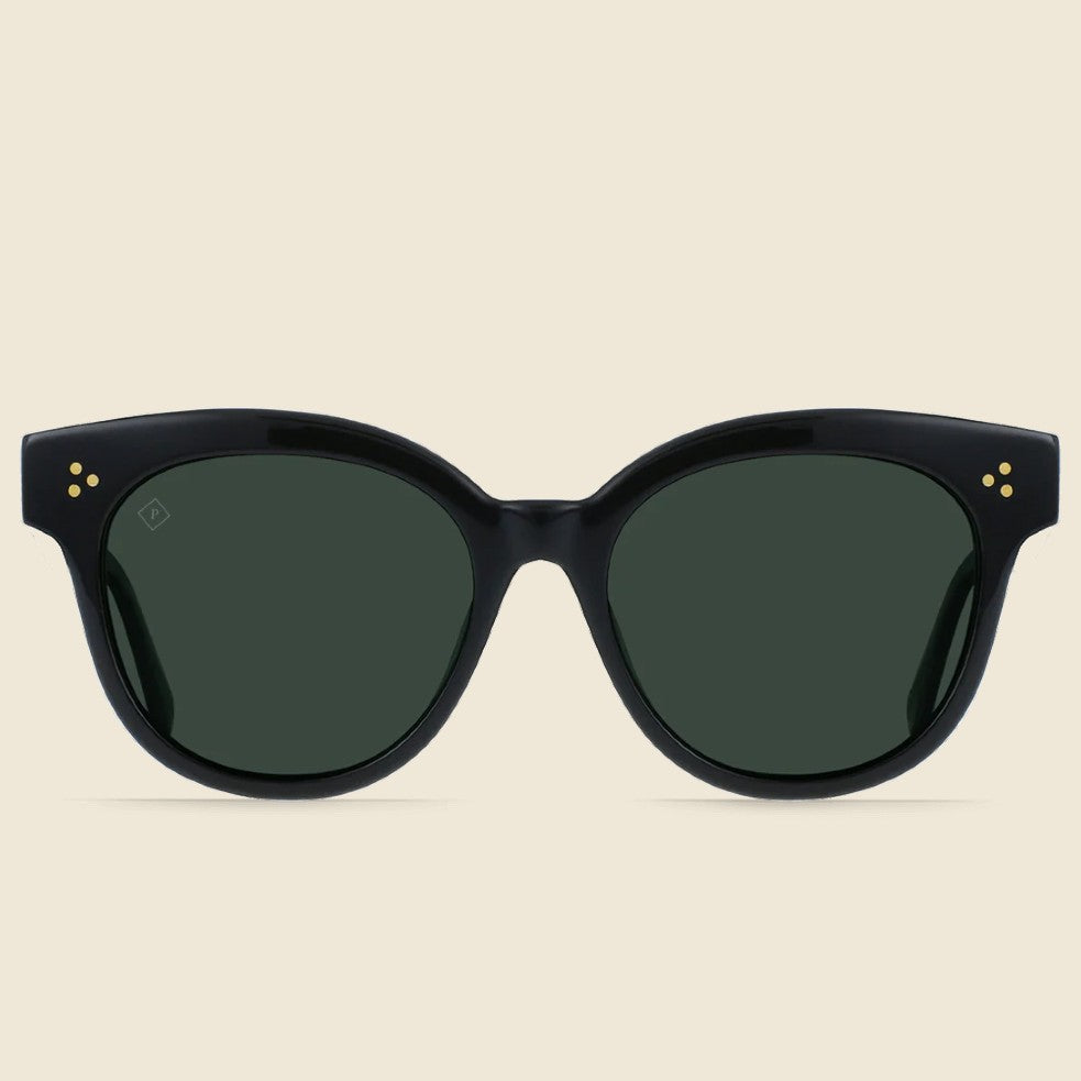 Raen Nikol Sunglasses - Crystal Black / Green Polarized