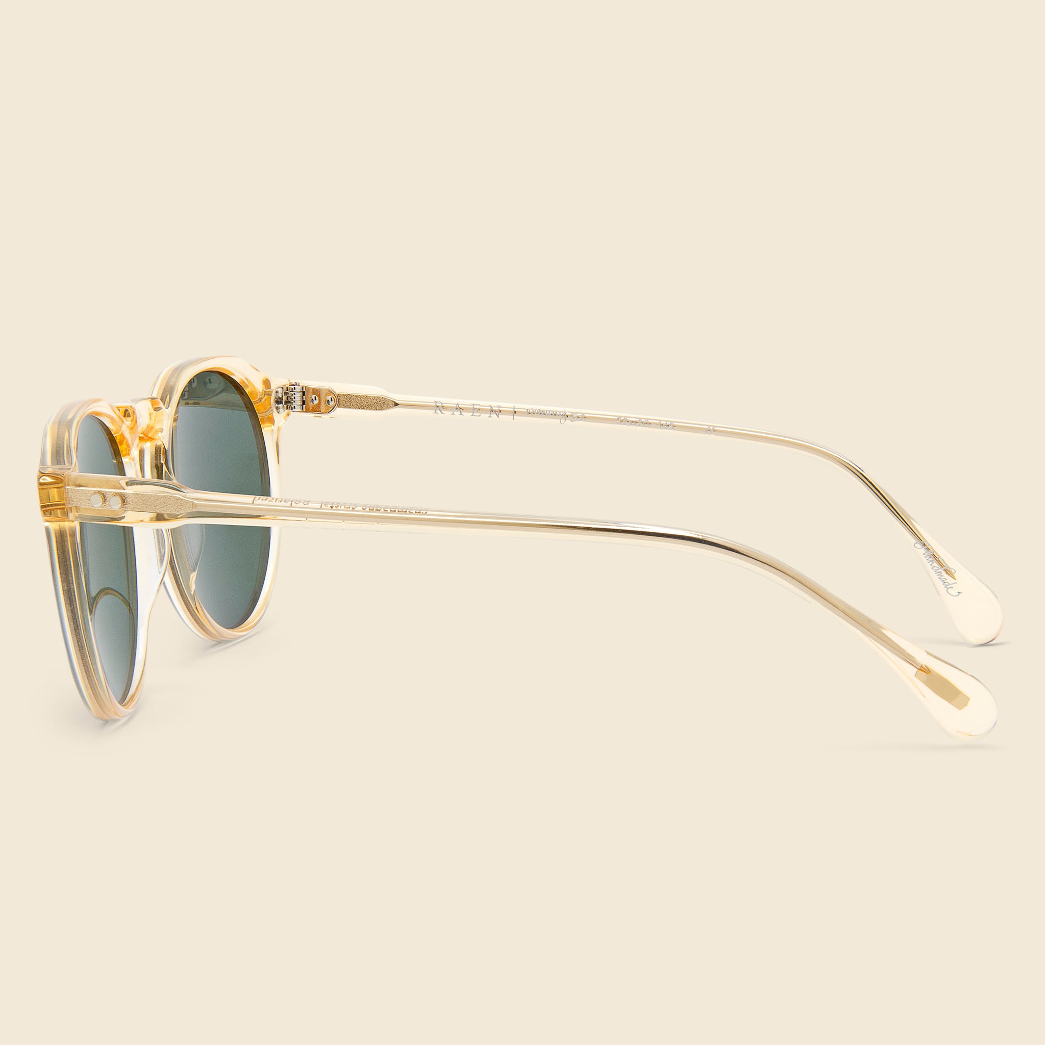 
                          Remmy Sunglasses - Champagne Crystal/Green - Raen - STAG Provisions - W - Accessories - Eyewear
                        