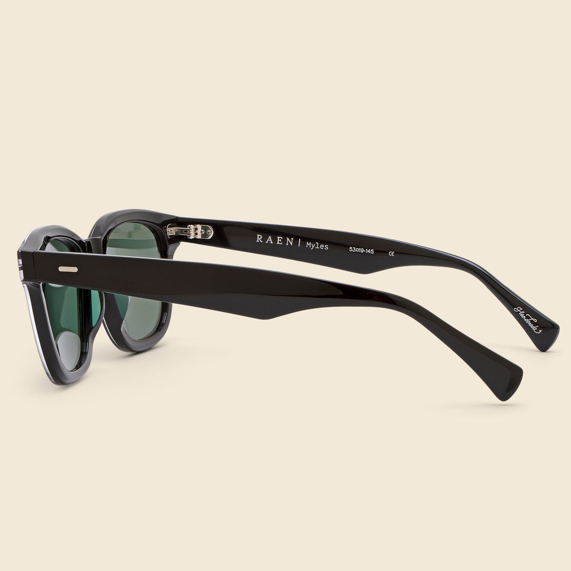 Myles 53mm - Crystal Black/Green Polarized - Raen - STAG Provisions - Accessories - Eyewear