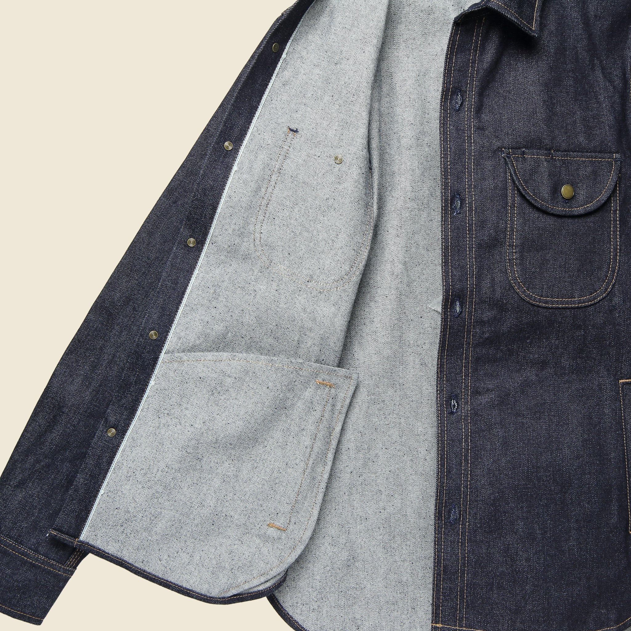 
                          15 oz Service Jacket - Indigo - Rogue Territory - STAG Provisions - Outerwear - Coat / Jacket
                        