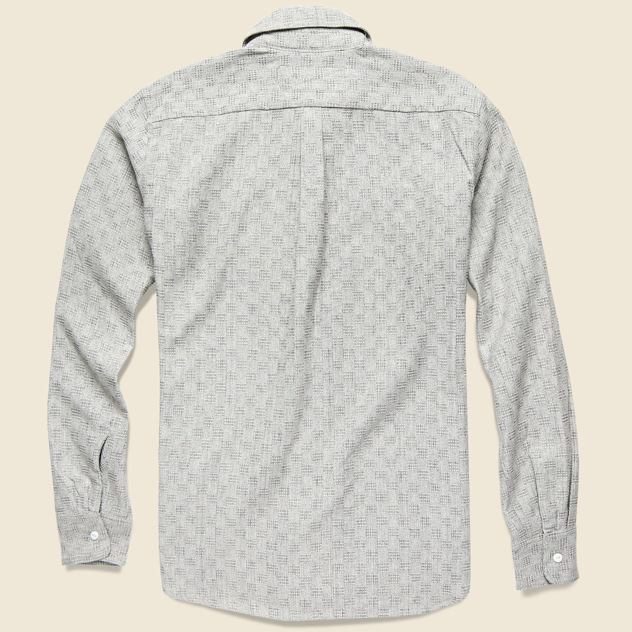 Traveler Shirt - Grey Jacquard - Rogue Territory - STAG Provisions - Tops - L/S Woven - Other Pattern