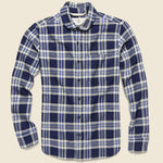 Traveler Shirt - Navy Plaid - Rogue Territory - STAG Provisions - Tops - L/S Woven - Plaid