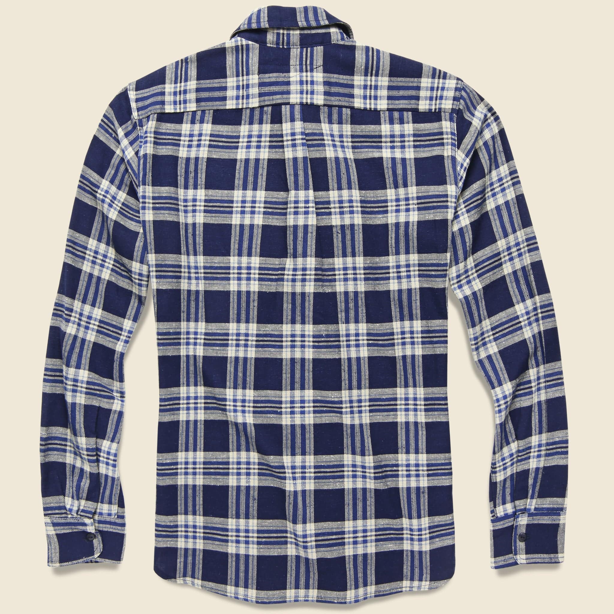 
                          Traveler Shirt - Navy Plaid - Rogue Territory - STAG Provisions - Tops - L/S Woven - Plaid
                        