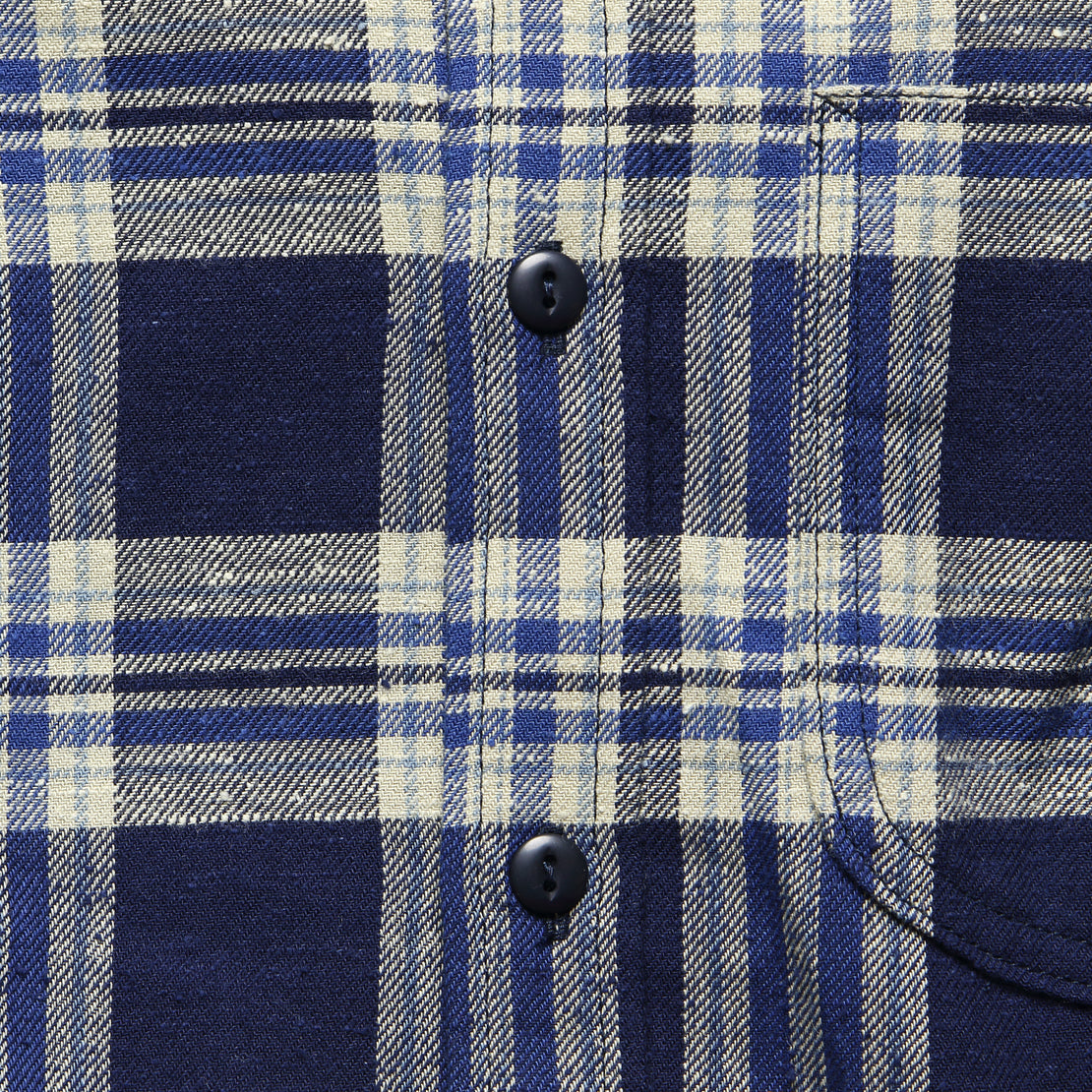 Traveler Shirt - Navy Plaid - Rogue Territory - STAG Provisions - Tops - L/S Woven - Plaid