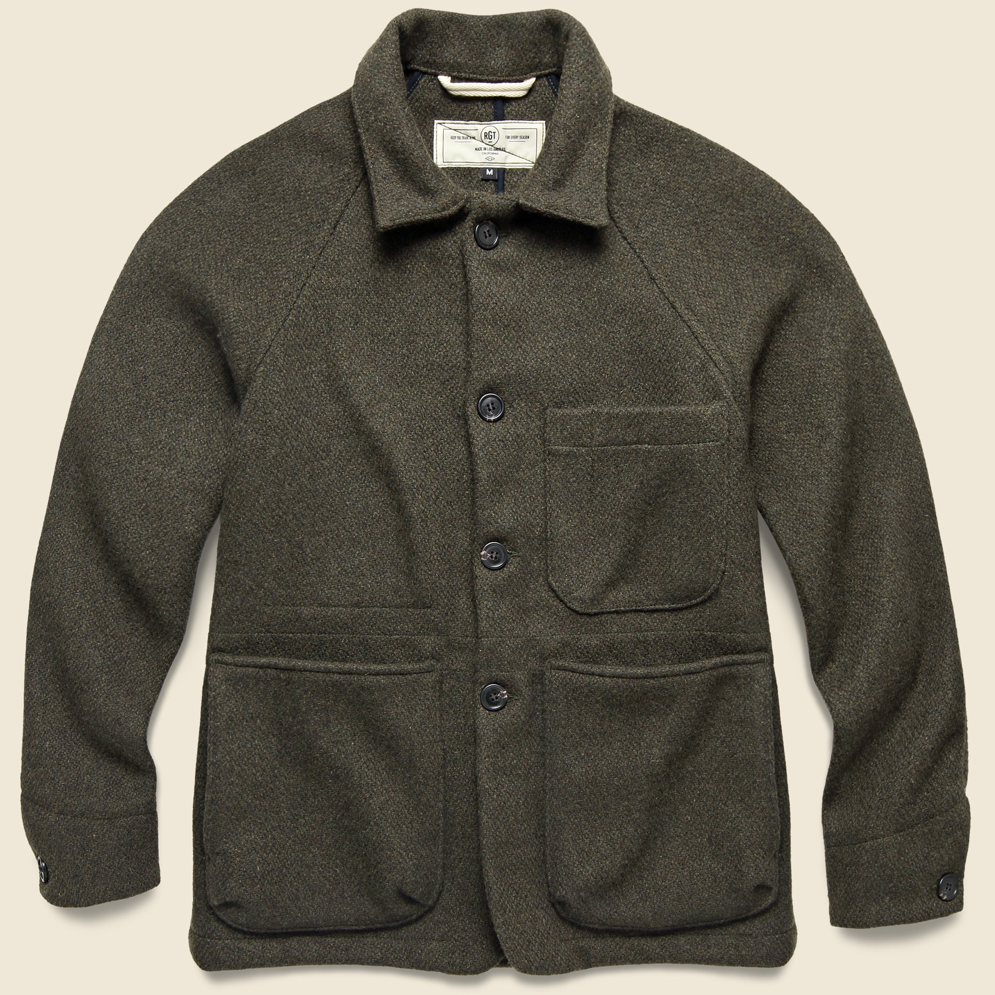 Pine Blended Wool Explorer Blazer - Olive - Rogue Territory - STAG Provisions - Outerwear - Coat / Jacket
